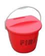Plastic Fire bucket with lid